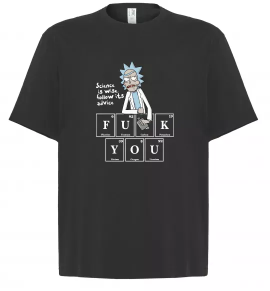 Футболка Оверсайз Rick`s advice Черный фото