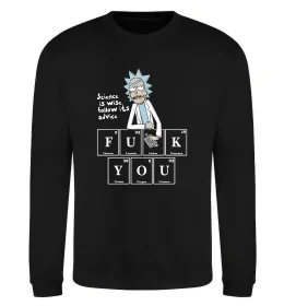 Світшот Rick`s advice Чорний фото