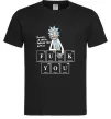 Чоловіча футболка Rick`s advice Чорний Чоловіча футболка Rick`s advice Чорний фото