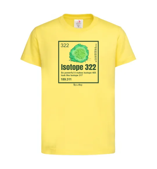 Детская футболка Isotope 322 Лимонный фото