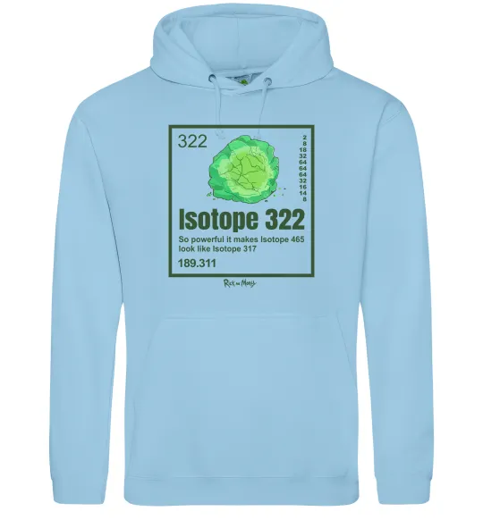 Чоловіча толстовка (худі) Isotope 322 Блакитний фото