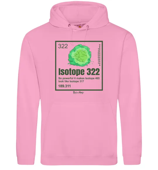 Женская толстовка (худи) Isotope 322 Розовый фото