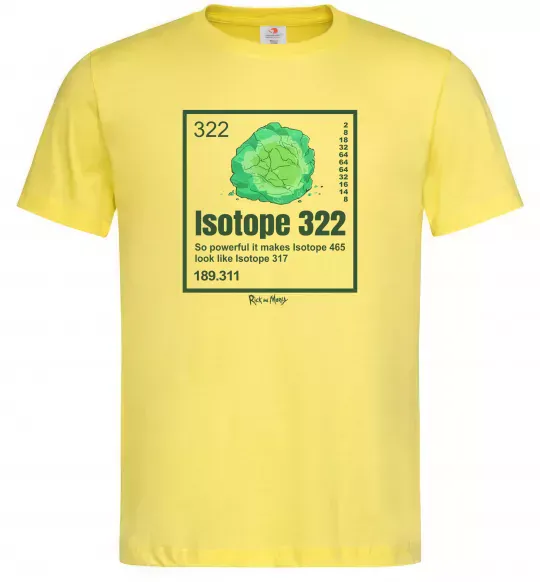 Мужская футболка Isotope 322 Лимонный фото