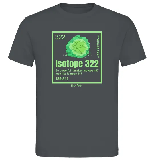 Мужская футболка Isotope 322 Графит фото