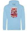 Мужская толстовка (худи) Rick and Morty Anatomy park Голубой фото
