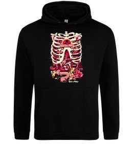 Женская толстовка (худи) Rick and Morty Anatomy park