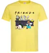 Мужская футболка Cartoon alcohol friends Лимонный фото