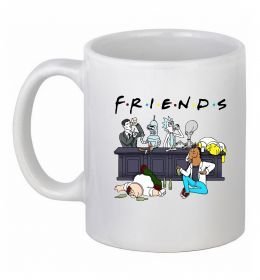 Чашка керамічна Cartoon alcohol friends