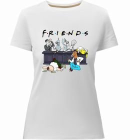 Жіноча преміум футболка Cartoon alcohol friends