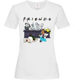 Женская футболка Cartoon alcohol friends