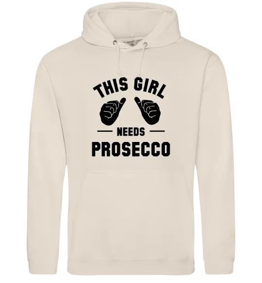Жіноча толстовка (худі) This girl needs Prosecco Таш фото