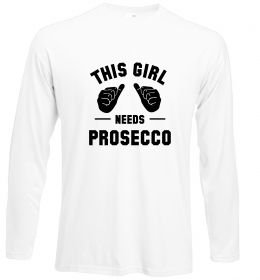 Лонгслів This girl needs Prosecco