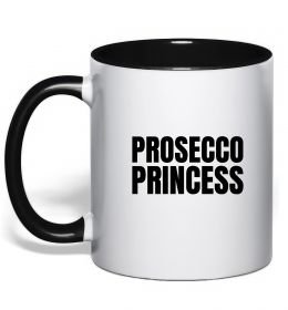 Чашка с цветной ручкой Prosecco princess