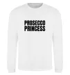 Свитшот Prosecco princess Белый фото