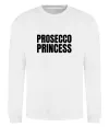 Світшот Prosecco princess Білий фото