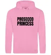 Женская толстовка (худи) Prosecco princess Розовый фото