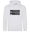 Женская толстовка (худи) Prosecco princess Серый меланж фото