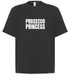 Футболка Оверсайз Prosecco princess Черный фото