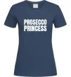 Жіноча футболка Prosecco princess Темно-синій Жіноча футболка Prosecco princess Темно-синій фото