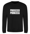 Світшот Prosecco princess Чорний фото