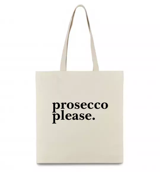 Еко-сумка Prosecco please Бежевий фото