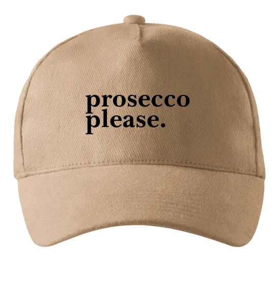 Кепка Prosecco please Песочный фото