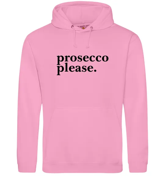 Женская толстовка (худи) Prosecco please Розовый фото