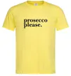 Мужская футболка Prosecco please Лимонный фото