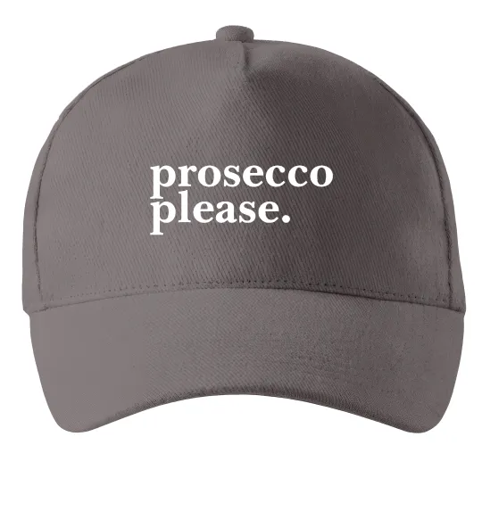 Кепка Prosecco please Серый фото