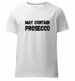 Мужская премиум футболка Prosecco please Белый фото