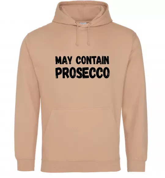 Жіноча толстовка (худі) May contain prosecco Пісочний фото