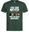Чоловіча футболка You can never have too much guitars Темно-зелений Чоловіча футболка You can never have too much guitars Темно-зелений фото