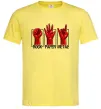 Мужская футболка Rock Paper Metal Лимонный Мужская футболка Rock Paper Metal Лимонный фото