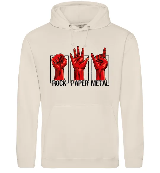 Женская толстовка (худи) Rock Paper Metal Таш фото