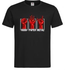 Чоловіча футболка Rock Paper Metal Чоловіча футболка Rock Paper Metal