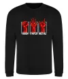 Свитшот Rock Paper Metal Черный фото
