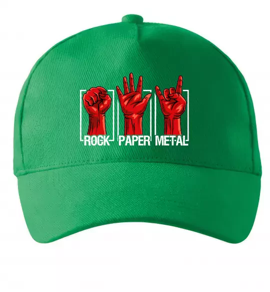 Кепка Rock Paper Metal Зеленый фото