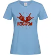 Жіноча футболка Rock on Блакитний Жіноча футболка Rock on Блакитний фото