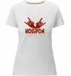 Жіноча преміум футболка Rock on Білий фото