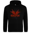 Мужская толстовка (худи) Rock on Черный Мужская толстовка (худи) Rock on Черный фото
