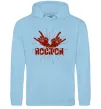 Мужская толстовка (худи) Rock on Голубой фото