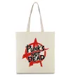 Еко-сумка Punks not dead Бежевий Еко-сумка Punks not dead Бежевий фото