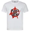 Мужская футболка Punks not dead Белый Мужская футболка Punks not dead Белый фото