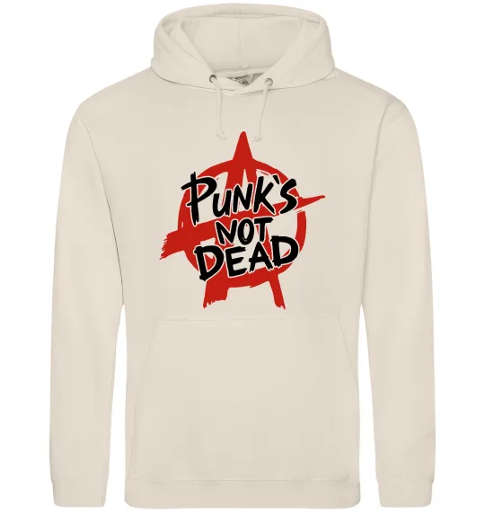 Мужская толстовка (худи) Punks not dead Таш фото