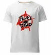 Чоловіча преміум футболка Punks not dead Білий фото