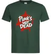 Мужская футболка Punks not dead Темно-зеленый Мужская футболка Punks not dead Темно-зеленый фото