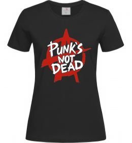 Женская футболка Punks not dead