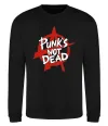 Світшот Punks not dead Чорний фото