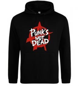 Женская толстовка (худи) Punks not dead