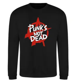 Свитшот Punks not dead Черный фото